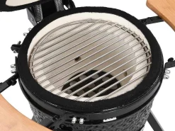 Kamado-Houtskoolbarbecue Van Keramiek En Bamboe 32 X 52 X 94 Cm - Eriko-Vente-unique Hot