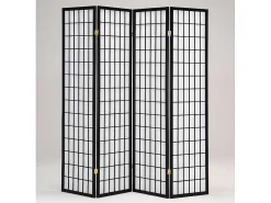 Kamerscherm 4 Vlakken Tottori Van Hout - L175 X H178.5 Cm-OZAIA Online
