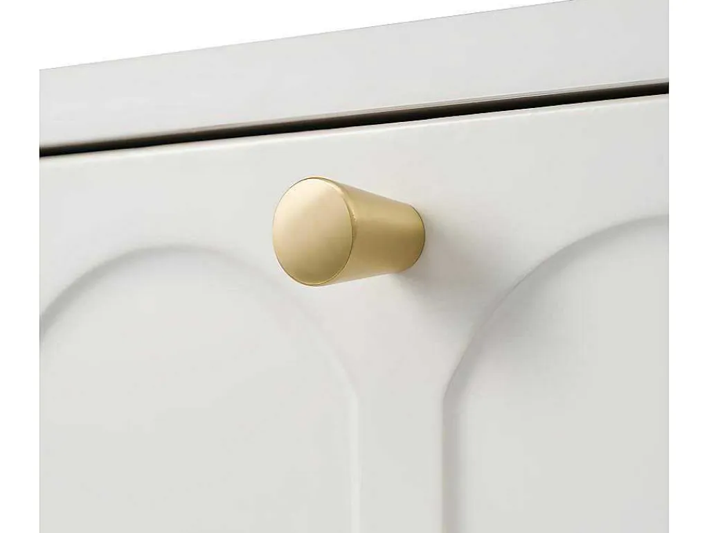 Kaptafel Met 2 Laden - In Spaanplaat - Wit-ModernLuxe Hot