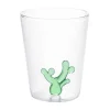 Karaf + Set Van 4 Glazen Met Cactus - Puntia-OZAIA Online