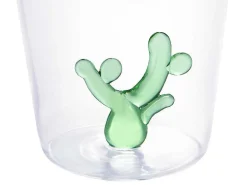Karaf + Set Van 4 Glazen Met Cactus - Puntia-OZAIA Online