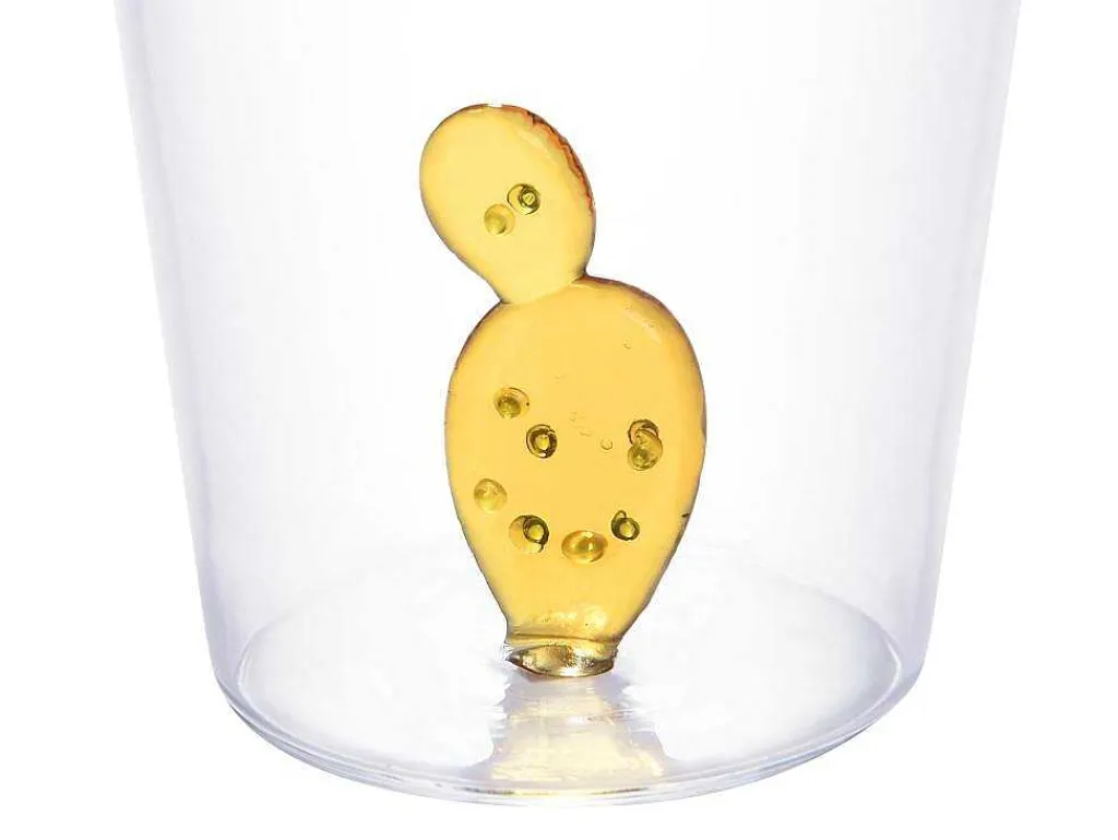 Karaf + Set Van 4 Glazen Met Cactus - Puntia-OZAIA Online