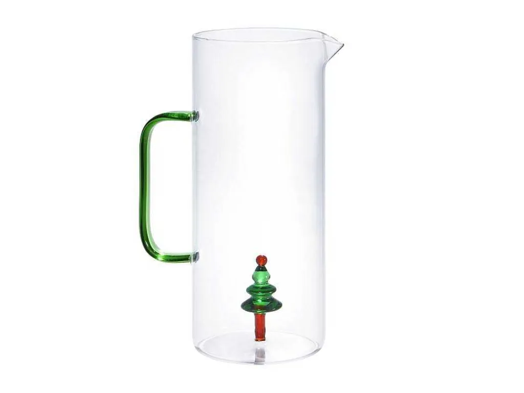 Karaf + Set Van 4 Glazen Met Kerstmotieven - Scopa-OZAIA Online