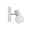 Karin Wandlamp, Eik, Chroom, Wit, 13X9,5X14,5 Cm,-EPIKASA Best