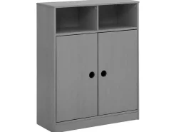 Kast 2 Deurs Grijs-Loft24 Clearance