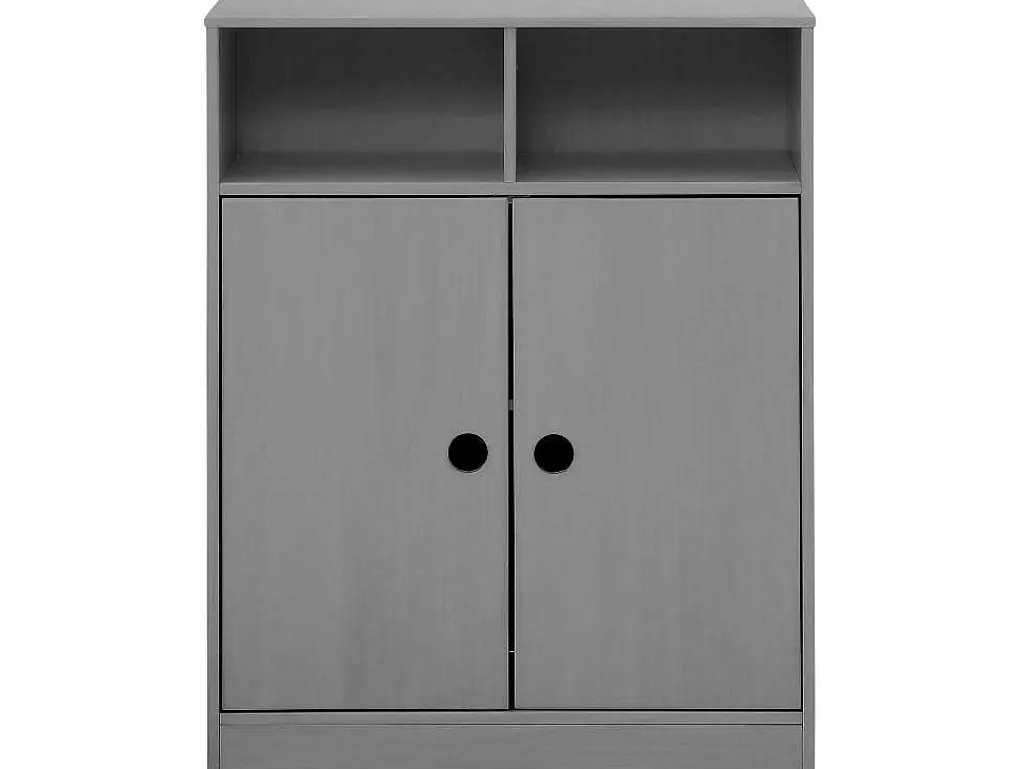 Kast 2 Deurs Grijs-Loft24 Clearance