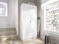 Kast Met 2 Deuren - L81 Cm - Wit - Listowel-Vente-unique Best