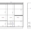 Kast Met 6 Deuren En 2 Lades - L162 Cm - Wit - Feova-Vente-unique