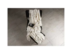 Katleen Plaid 170X130Cm Offwhite, Wit.-Venture Home Hot
