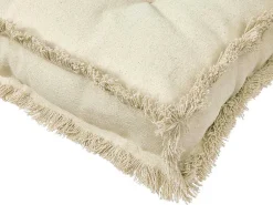 Katoenen Paletkussen Met Franjes - L. 120 X B. 60 Cm - Beige - Honduras-OZAIA Hot