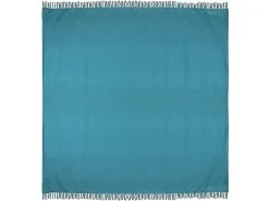 Katoenen Sprei Met Franjes - 230 X 250 Cm - Blauw - Segna-OZAIA Outlet