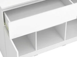Keukeneiland Met 2 Deuren, 1 Lade En 2 Nissen - Wit - Tunori-Vente-unique Clearance