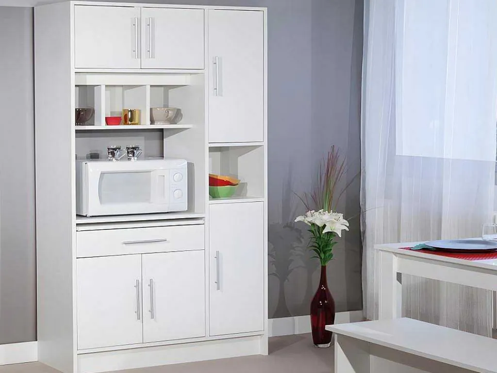 Keukenmeubel Mady - 5 Kasten & 1 Lade - Wit-Vente-unique Best