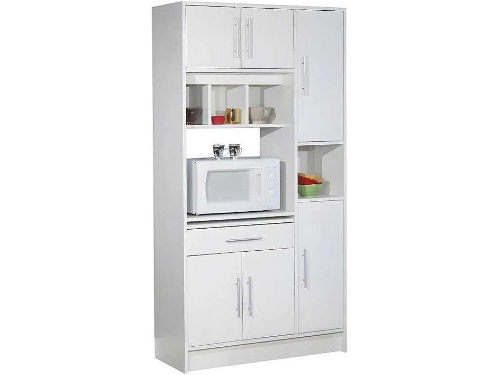 Keukenmeubel Mady - 5 Kasten & 1 Lade - Wit-Vente-unique Best