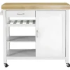 Keukentrolley Skyler Op Wieltjes - 1 Deur & 1 Lade - Hevea-Vente-unique Outlet