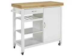 Keukentrolley Skyler Op Wieltjes - 1 Deur & 1 Lade - Hevea-Vente-unique Outlet