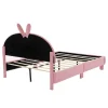 Kinderbed Bekleed Met Fluweel 140X200Cm - Met Lattenbodem - Roze-ModernLuxe Online