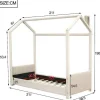 Kinderhutbed 90X200Cm In Fluweel - Lattenbodem - Beige-ModernLuxe New