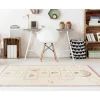 Kindertapijt Hinkelbaan Funny - Polypropyleen - 100 X 150 Cm - Beige En Roze-OZAIA New