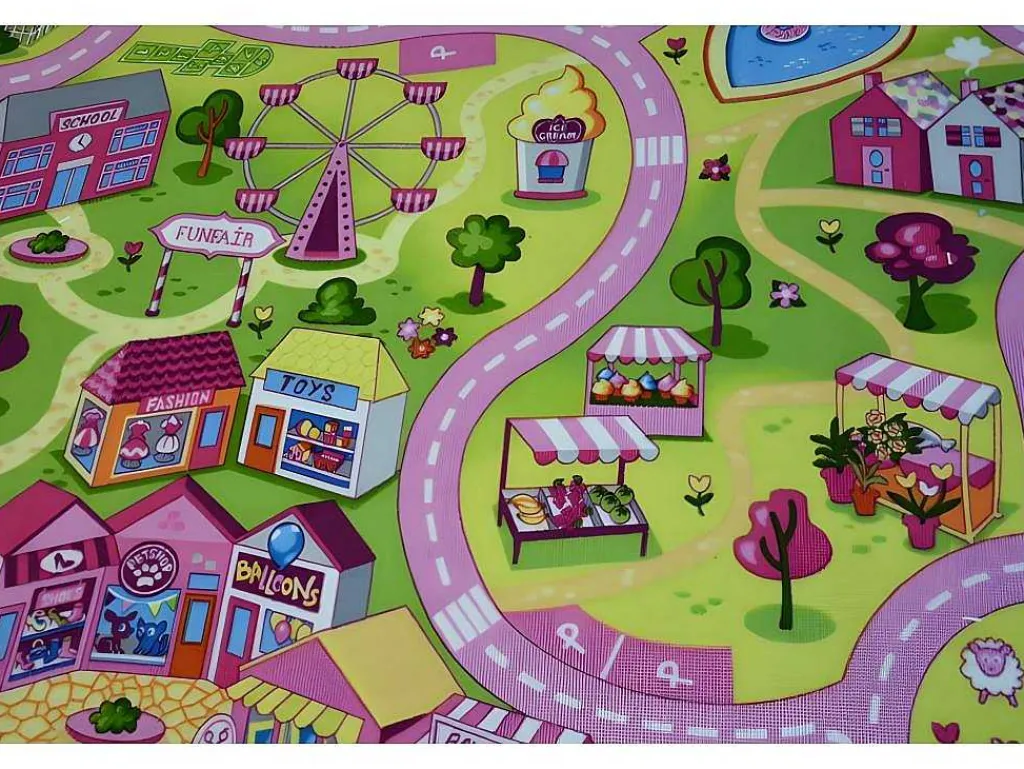 Kindertapijt Sweet Town 150X250 Cm-RugsX Outlet