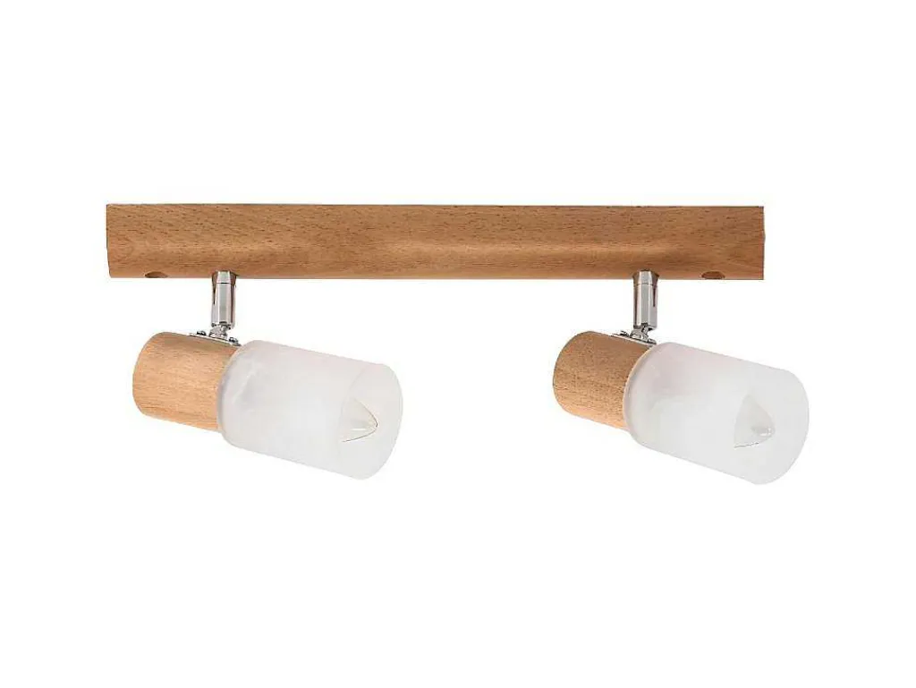 Kira Wood Plafondlamp, Beuken, Wit, 34X6X18 Cm,-EPIKASA Hot