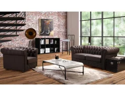 Kleed Shaggy Dolce Taupe Met Beige Weerschijn - Polyester - 120*170 Cm-OZAIA Best