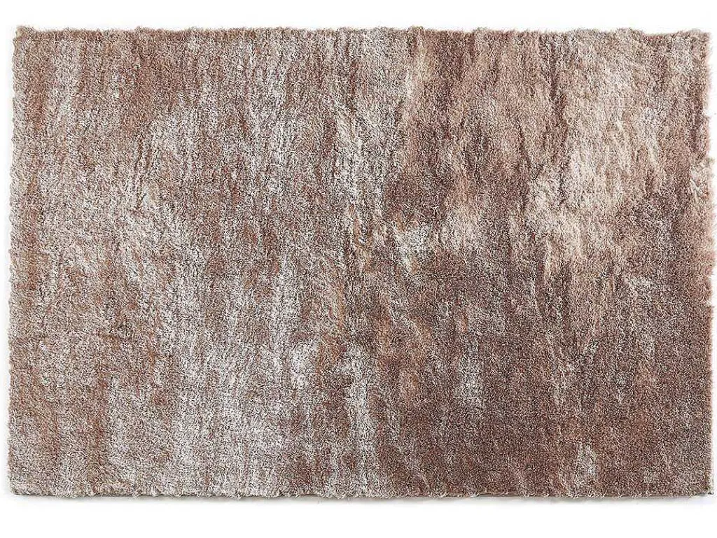 Kleed Shaggy Dolce Taupe Met Beige Weerschijn - Polyester - 160*230 Cm-OZAIA Outlet