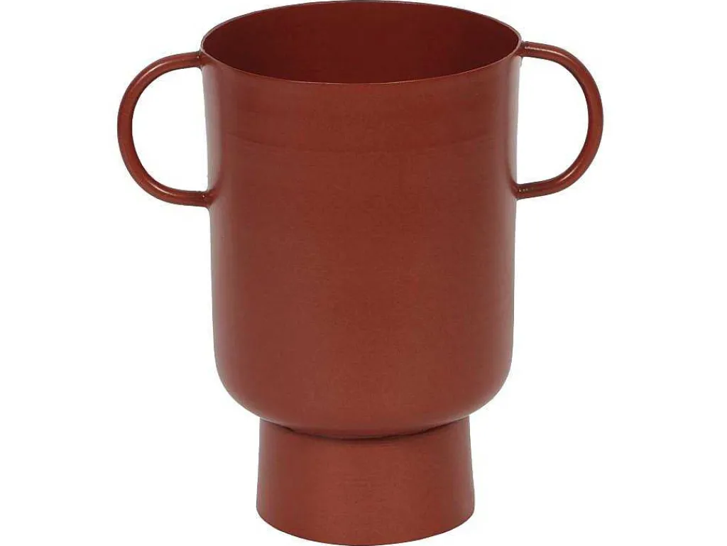 Kleine Vaas Met Handvatten - H17 Cm - Terracotta - Bilian-OZAIA Sale