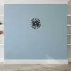 Klok Numbers 3, Zwart, Zilver, 50X1,5X50 Cm,-EPIKASA Hot