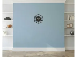 Klok Numbers 5, Zwart, Zilver, 50X1,5X50 Cm,-EPIKASA Discount