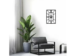 Klok Rechthoekige, Zwart, 33X1,5X50 Cm,-EPIKASA New