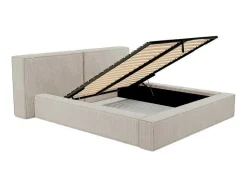 Kofferbed 160 X 200 Cm - Corduroy - Beige - Timano - Van-PASCAL MORABITO New
