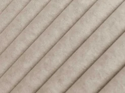 Kofferbed En Hoofdeinde Met Verticale Stiksels - 180 X 200 Cm - Stof - Beige - Sarah-Vente-unique Clearance