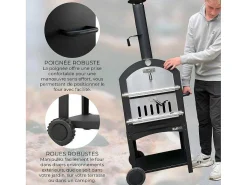 Kukoo Pizza Oven - Buiten + Pizzaschep-Monstershop Hot