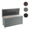 Kussenbox Van Polyrattan Mcw-D88 Iii, Premium Grijs, 63X135X52Cm 320L-Vente-unique Sale