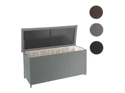 Kussenbox Van Polyrattan Mcw-D88 Iii, Premium Grijs, 63X135X52Cm 320L-Vente-unique Sale