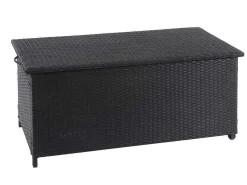 Kussenbox Van Polyrattan Mcw-D88 Iii, Premium Zwart, 51X115X59Cm 250L-Vente-unique Outlet