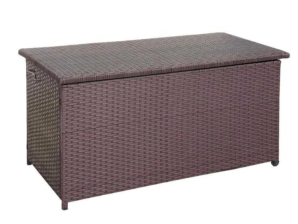 Kussenbox Van Polyrattan Mcw-D88 Iii, Premium Bruin, 80X160X94Cm 950L-Vente-unique Clearance
