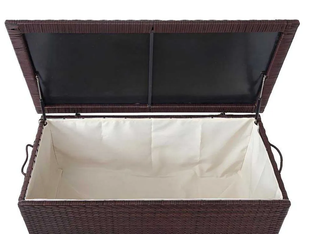 Kussenbox Van Polyrattan Mcw-D88 Iii, Premium Bruin, 80X160X94Cm 950L-Vente-unique Clearance