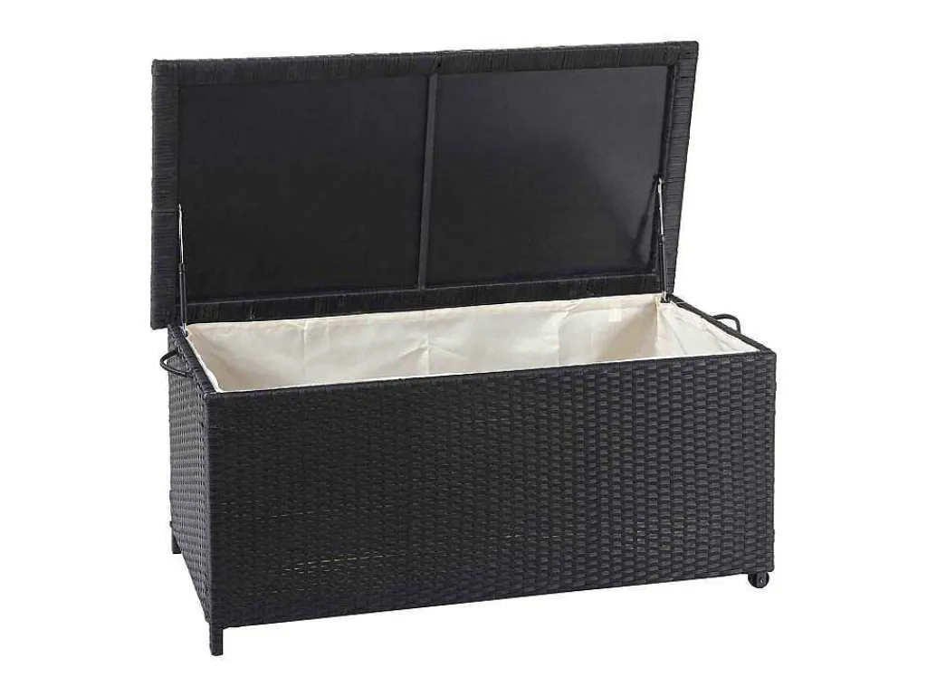 Kussenbox Van Polyrattan Mcw-D88 Iii, Premium Zwart, 51X100X50Cm 170L-Vente-unique New