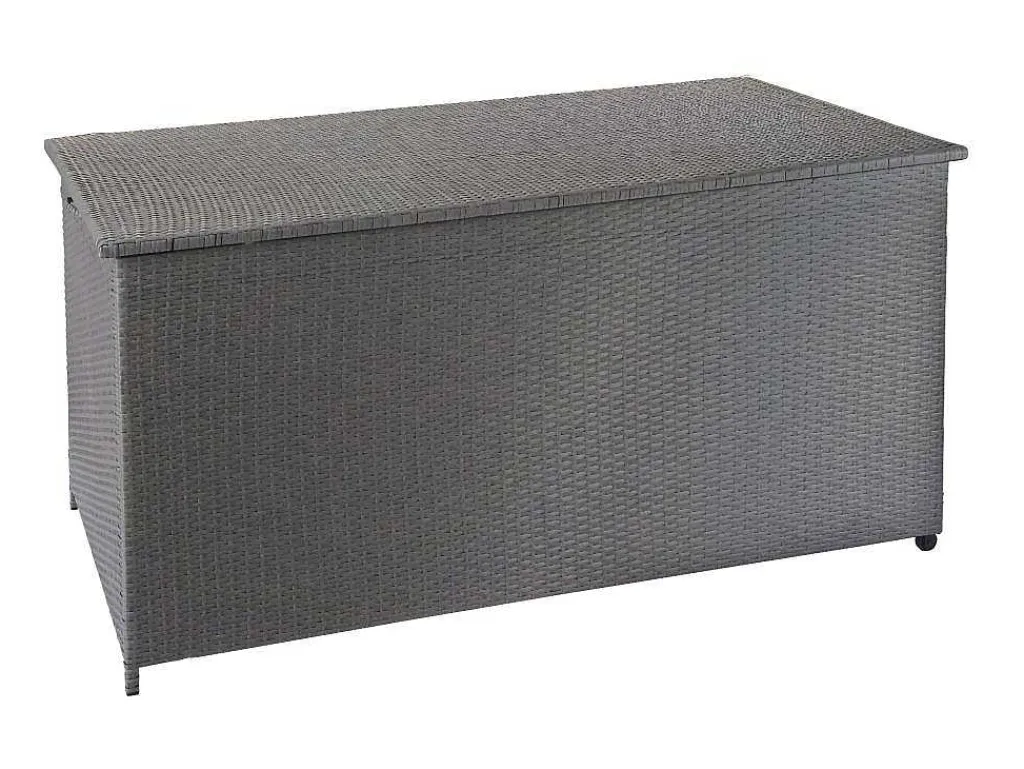 Kussenbox Van Polyrattan Mcw-D88 Iii, Premium Grijs, 80X160X94Cm 950L-Vente-unique Sale