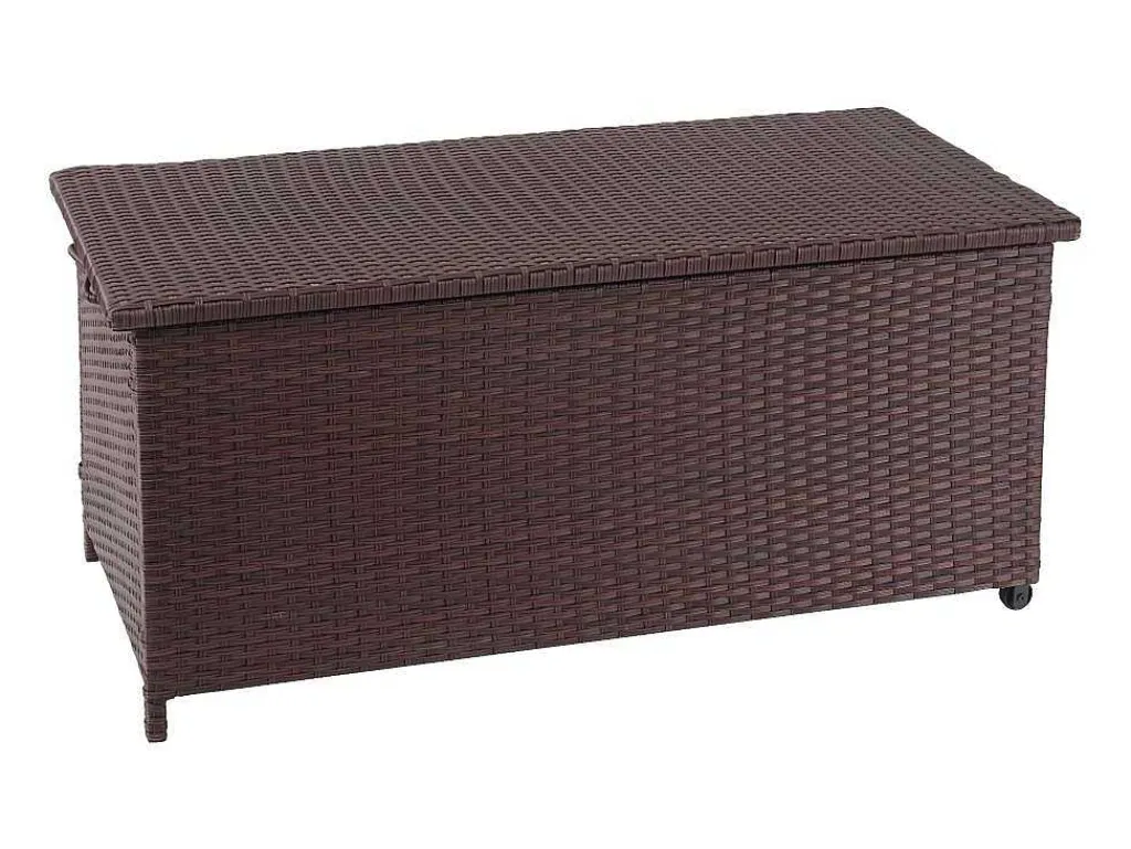 Kussenbox Van Polyrattan Mcw-D88 Iii, Premium Bruin, 63X135X52Cm 320L-Vente-unique Clearance