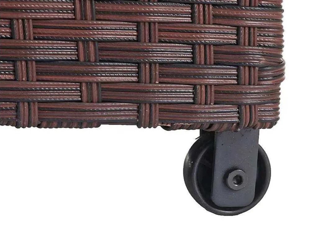 Kussenbox Van Polyrattan Mcw-D88 Iii, Premium Bruin, 63X135X52Cm 320L-Vente-unique Clearance