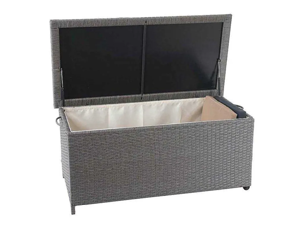 Kussenbox Van Polyrattan Mcw-D88 Iii, Premium Grijs, 51X115X59Cm 250L-Vente-unique New