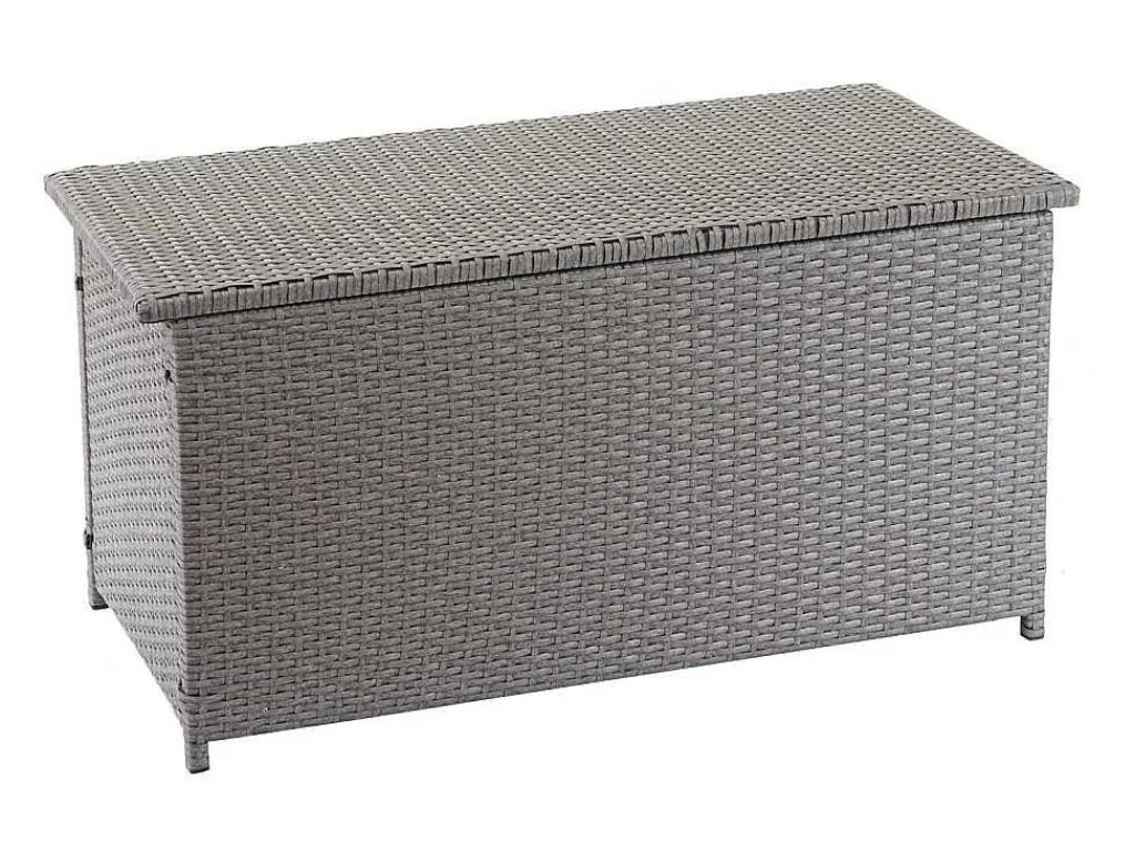 Kussenbox Van Polyrattan Mcw-D88 Iii, Basic Grijs, 63X135X52Cm 320L-Vente-unique Sale
