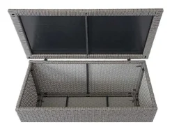 Kussenbox Van Polyrattan Mcw-D88 Iii, Basic Grijs, 63X135X52Cm 320L-Vente-unique Sale