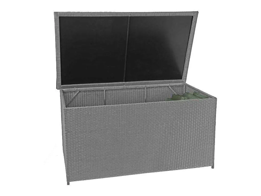 Kussenbox Van Polyrattan Mcw-D88 Iii, Basic Grijs, 80X160X94Cm 950L-Vente-unique Hot