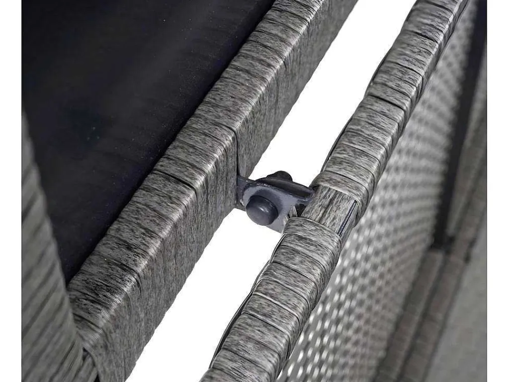 Kussenbox Van Polyrattan Mcw-D88 Iii, Basic Grijs, 80X160X94Cm 950L-Vente-unique Hot