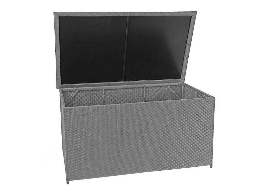 Kussenbox Van Polyrattan Mcw-D88 Iii, Basic Grijs, 80X160X94Cm 950L-Vente-unique Hot