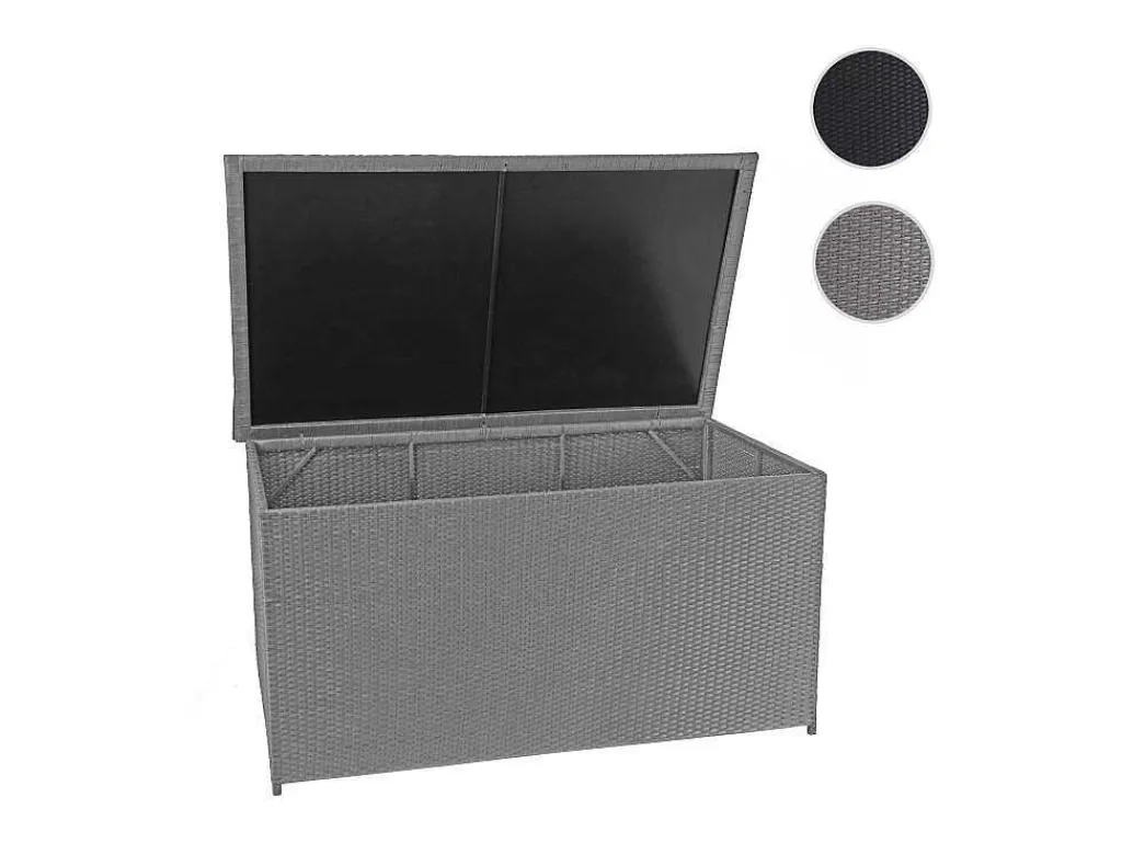 Kussenbox Van Polyrattan Mcw-D88 Iii, Basic Grijs, 80X160X94Cm 950L-Vente-unique Hot
